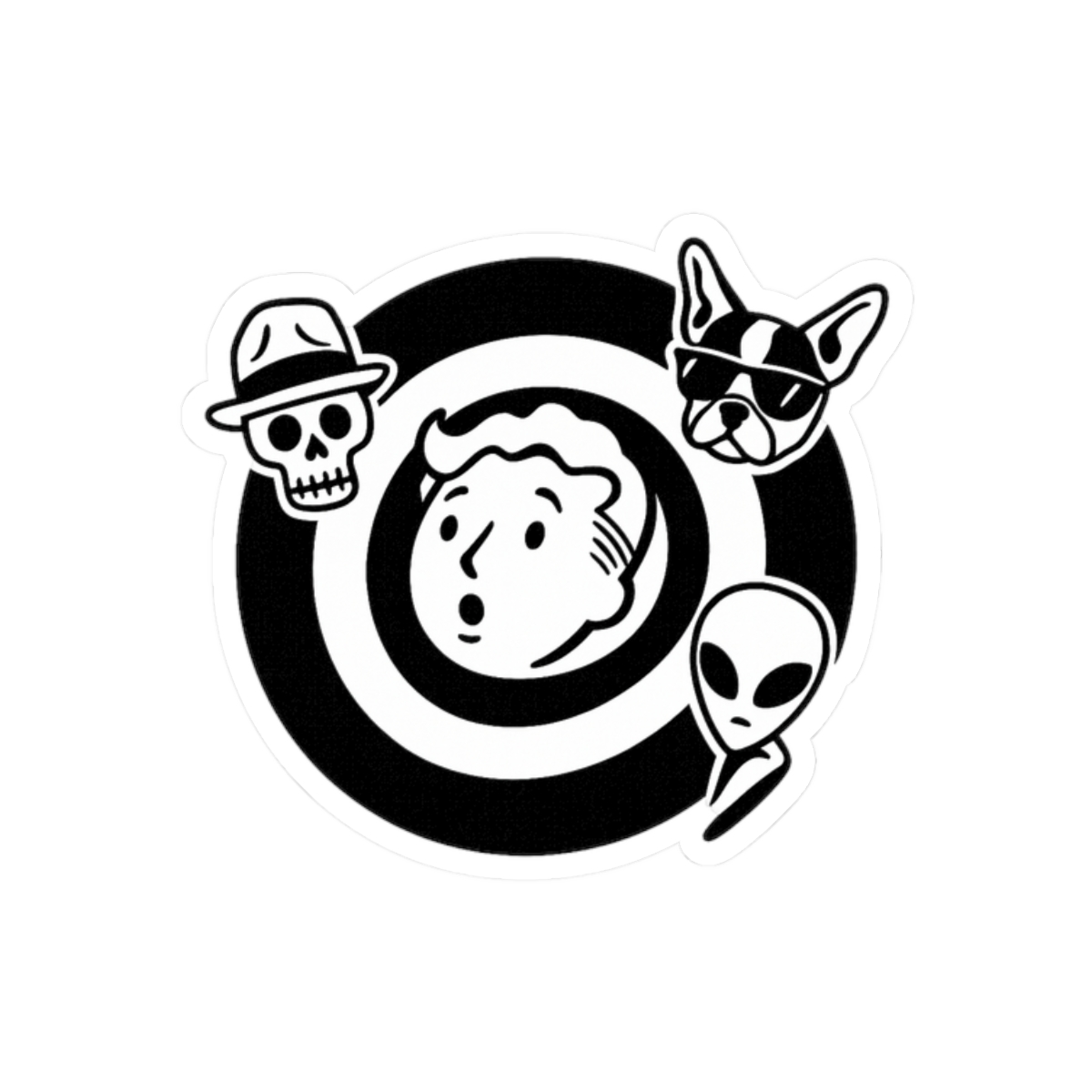 Wild Wasteland Sticker | Bold Adventure Vinyl Decal - alternate angle 3, merchandise