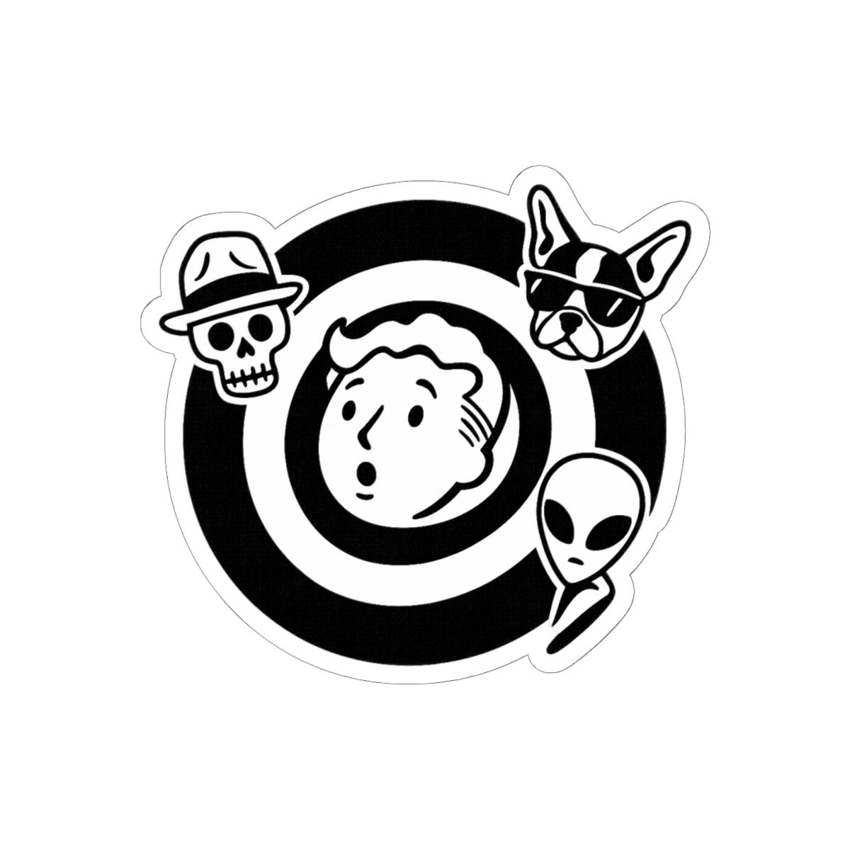 Wild Wasteland Sticker | Bold Adventure Vinyl Decal