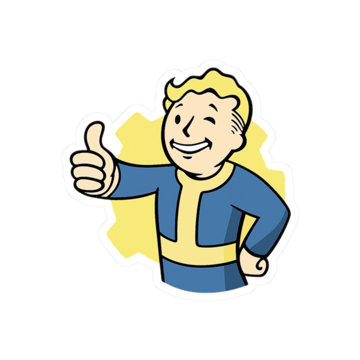 Fallout Wasteland Sticker | Bold Vinyl Decal - alternate angle 3, merchandise