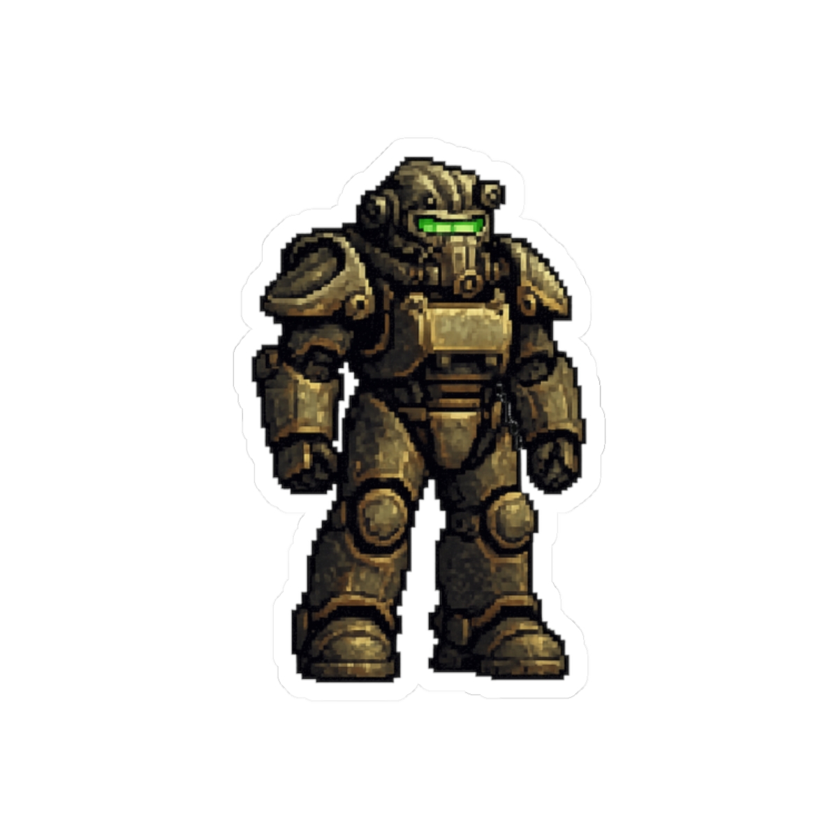 T-45 Power Armor Sticker | Bold Fallout Vinyl Decal - alternate angle 3, merchandise