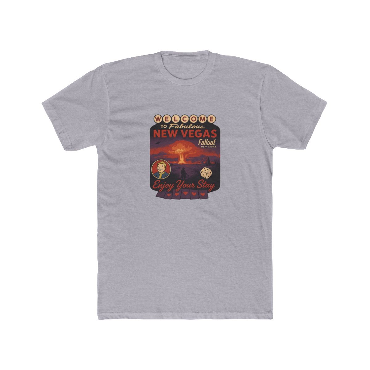 Fabulous New Vegas Welcome | Fallout Shirt, Retro Gamer Tee, Wasteland Gift