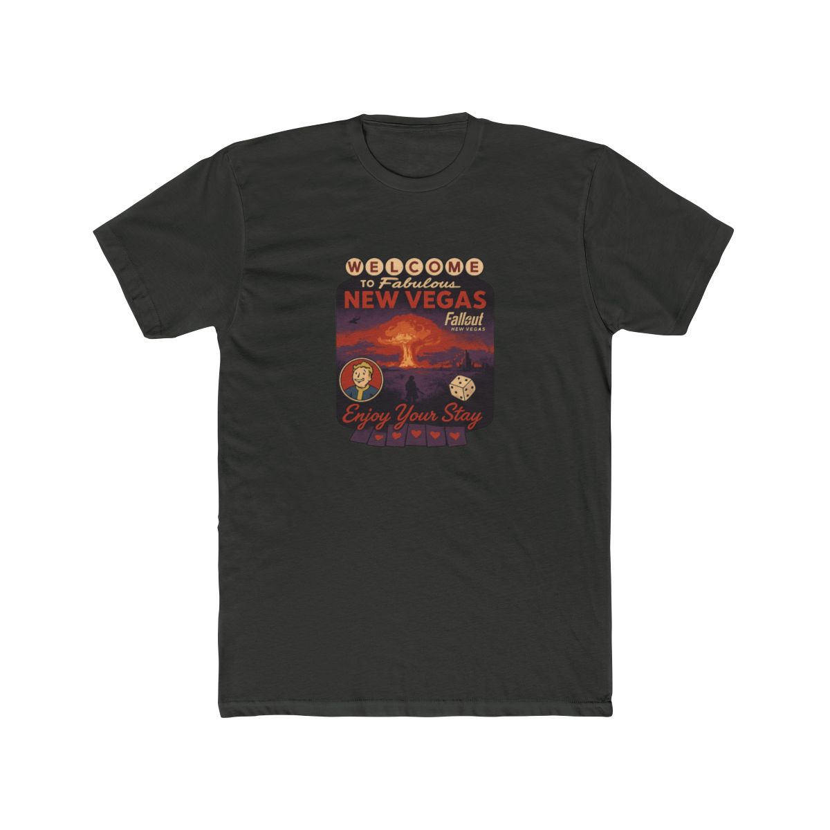 Fabulous New Vegas Welcome | Fallout Shirt, Retro Gamer Tee, Wasteland Gift - alternate angle 5, merchandise