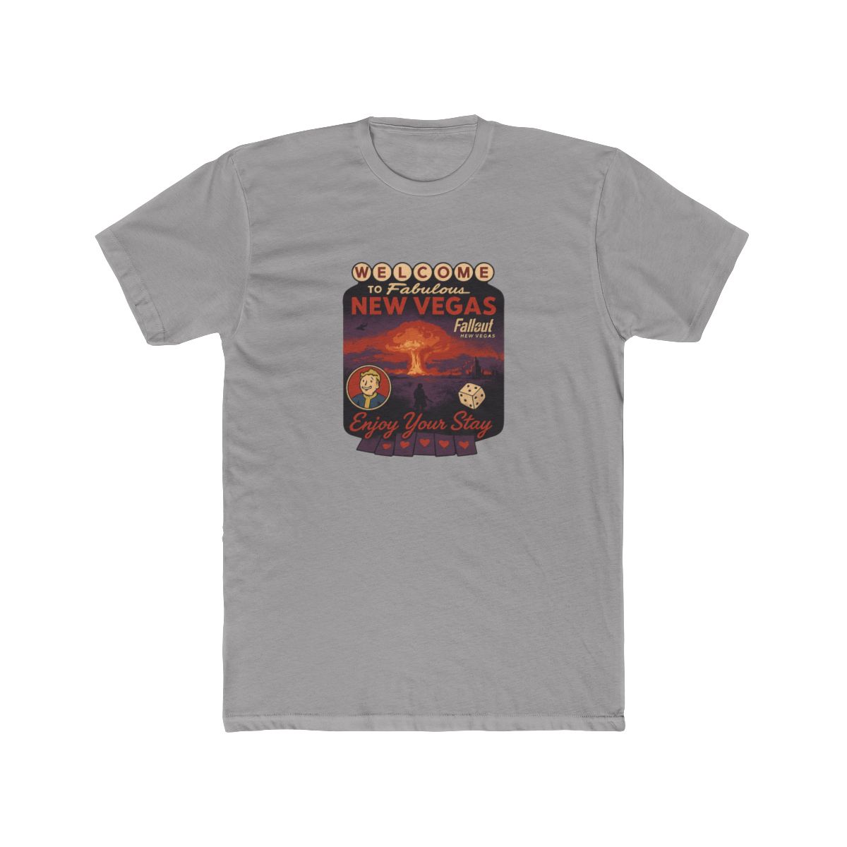 Fabulous New Vegas Welcome | Fallout Shirt, Retro Gamer Tee, Wasteland Gift - Official T-Shirts merchandise