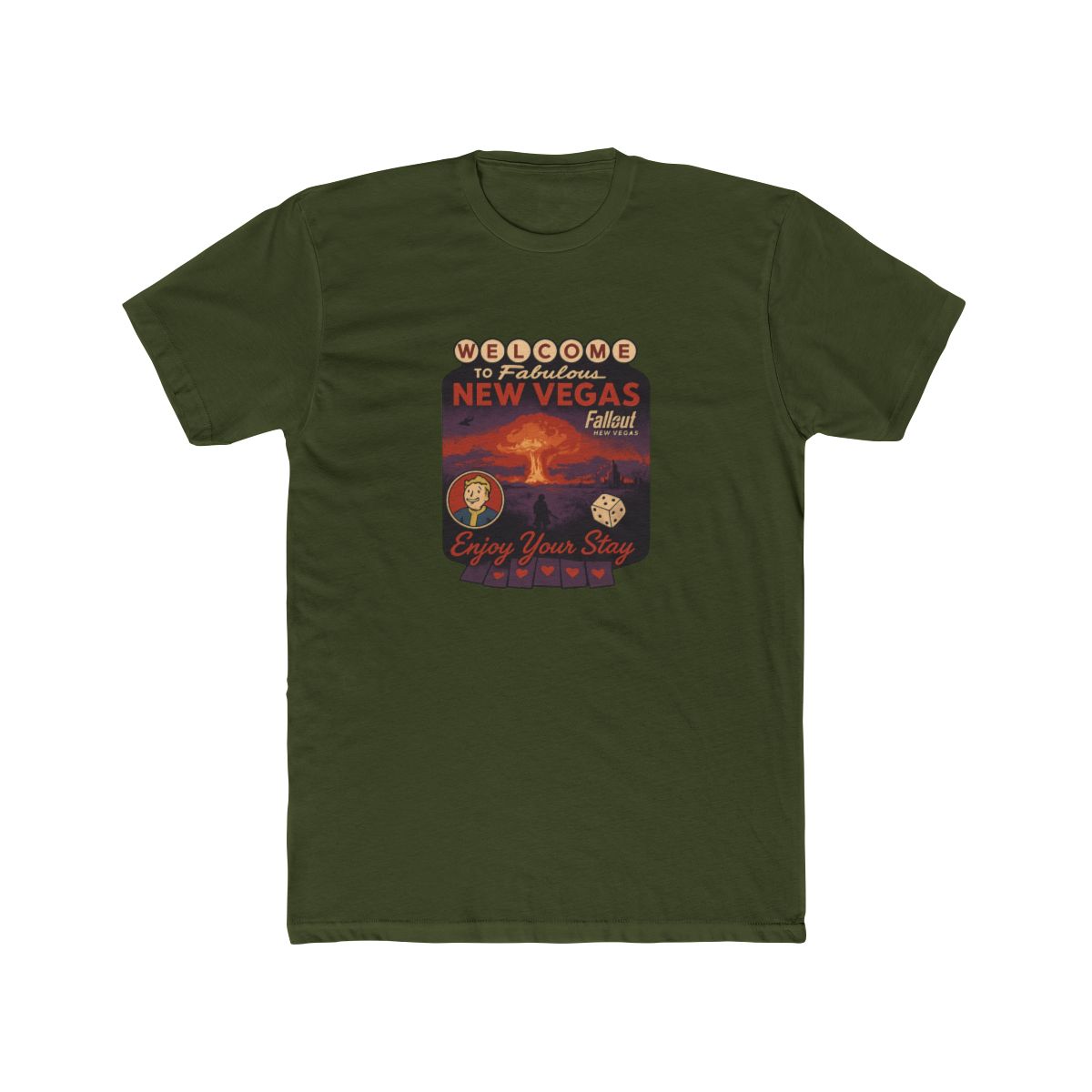 Fabulous New Vegas Welcome | Fallout Shirt, Retro Gamer Tee, Wasteland Gift - alternate angle 4, merchandise