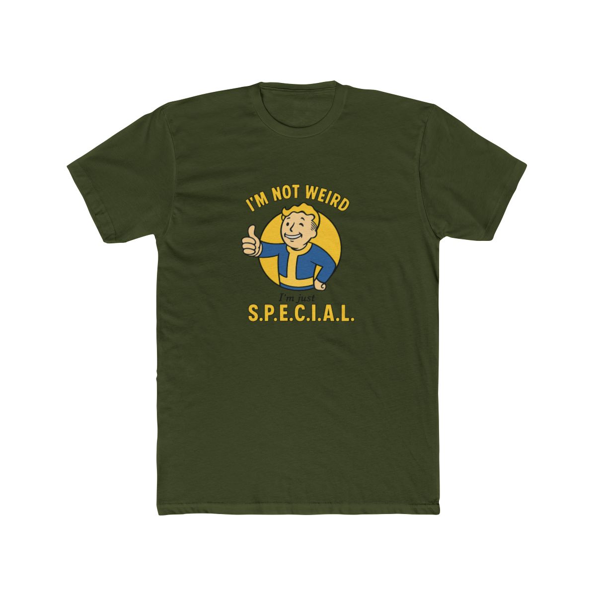 SPECIAL Vault Boy Thumbs Up | Fallout Fan Tee, S.P.E.C.I.A.L Shirt, Gamer Gift - alternate angle 3, merchandise