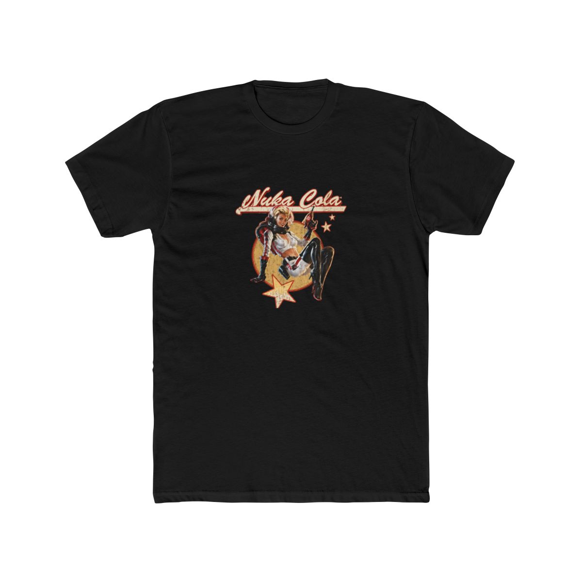 Fallout Video Game Retro Nuka Cola Ad T Shirt - alternate angle 3, merchandise