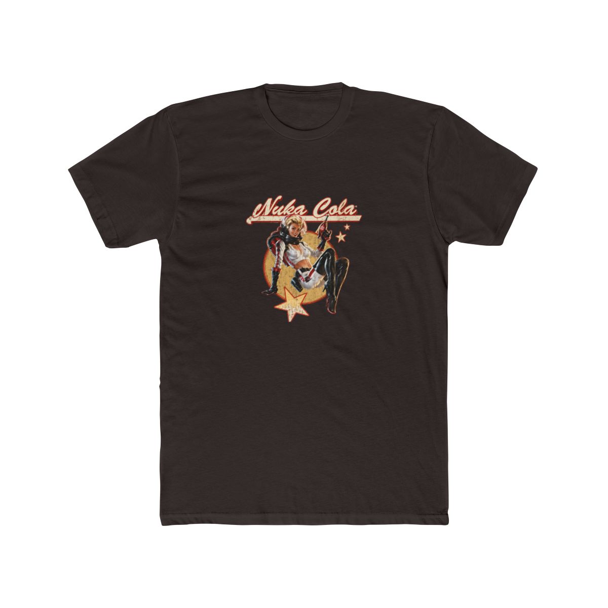 Fallout Video Game Retro Nuka Cola Ad T Shirt - alternate angle 2, merchandise
