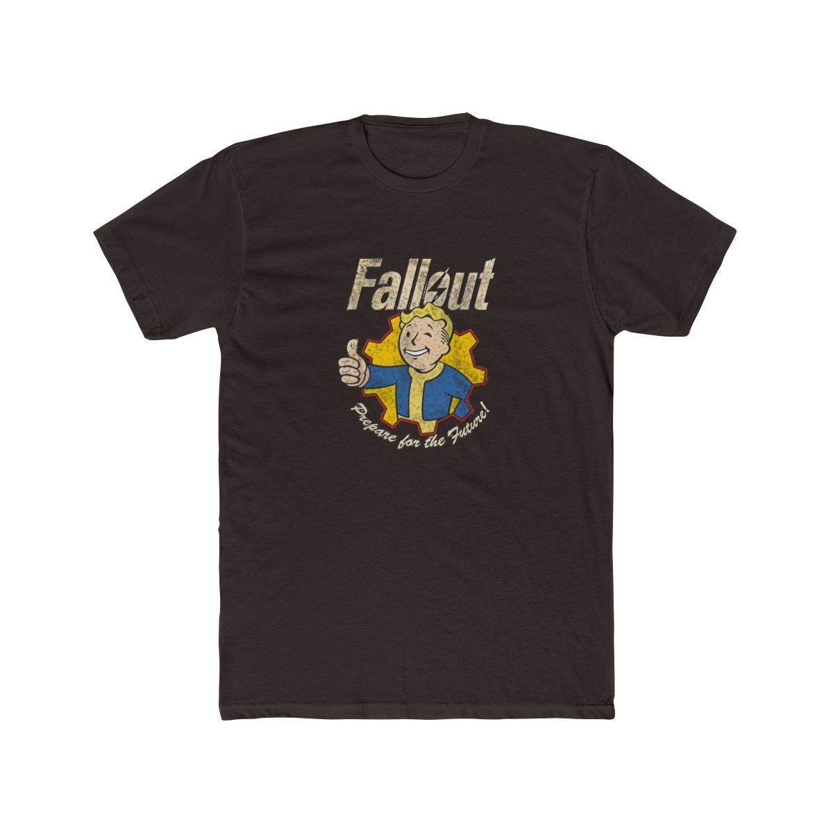 Fallout Video Game Prepare for The Future Vault Boy T Shirt - alternate angle 4, merchandise