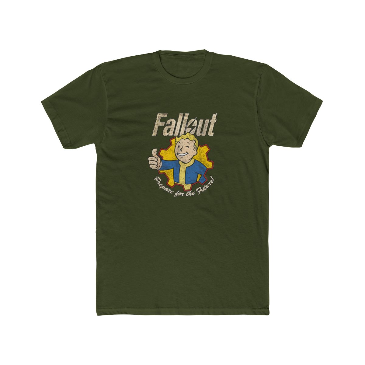Fallout Video Game Prepare for The Future Vault Boy T Shirt - alternate angle 3, merchandise