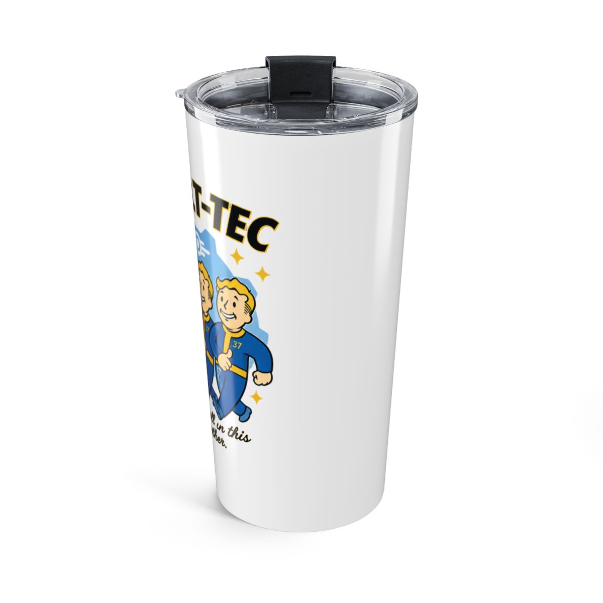 Fallout - Vault Boy Stainless Steel Insulated Tumbler - alternate angle 2, merchandise