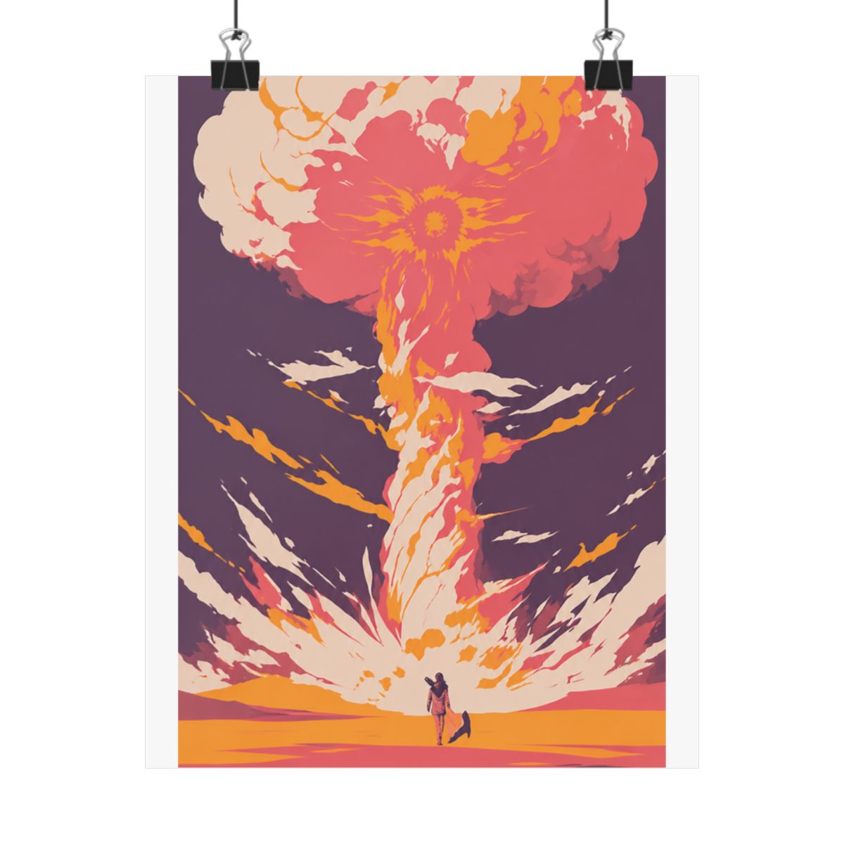 Fallout wasteland landscape art print gaming poster - Official Posters & Wall Art merchandise