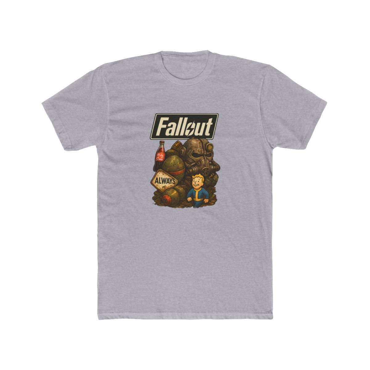 Fallout "T word box colourful" Unisex Tee