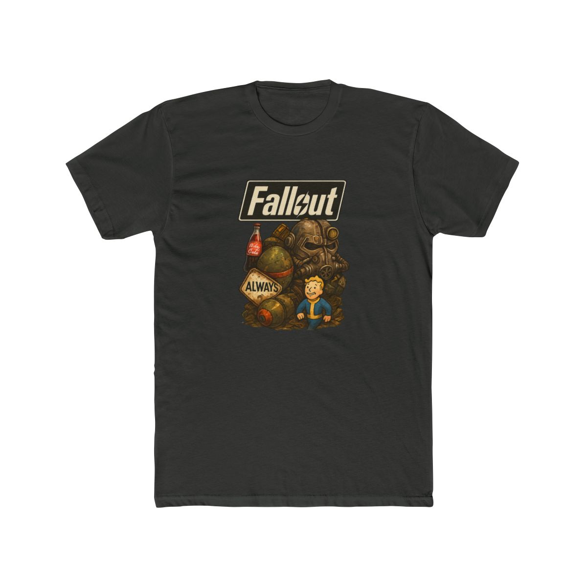 Fallout "T word box colourful" Unisex Tee - alternate angle 5, merchandise