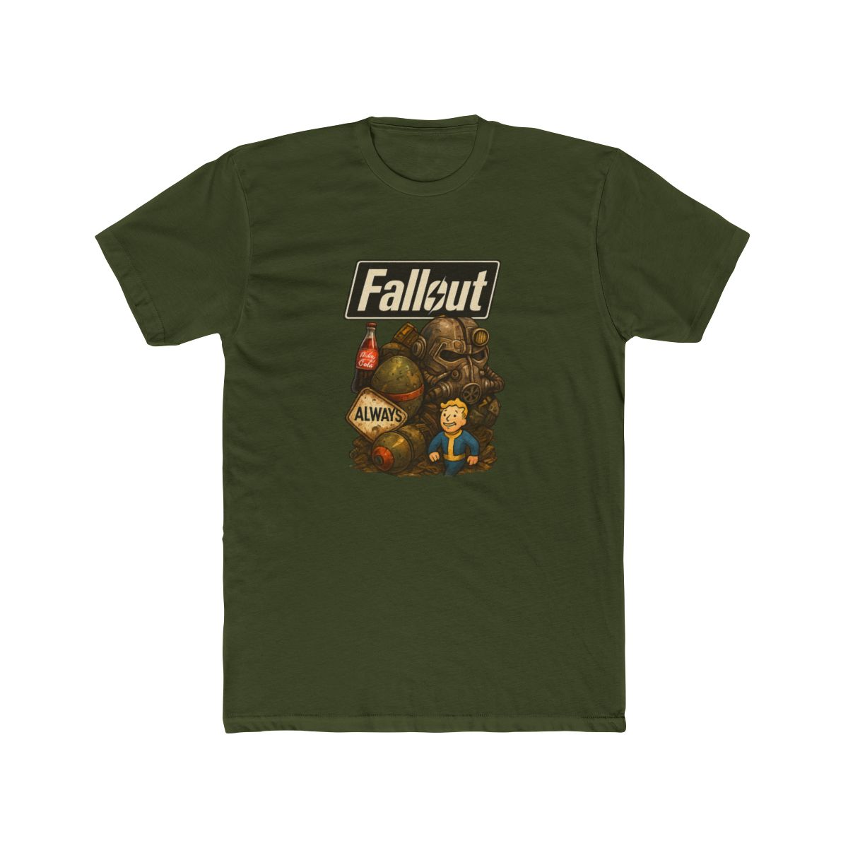 Fallout "T word box colourful" Unisex Tee - alternate angle 4, merchandise
