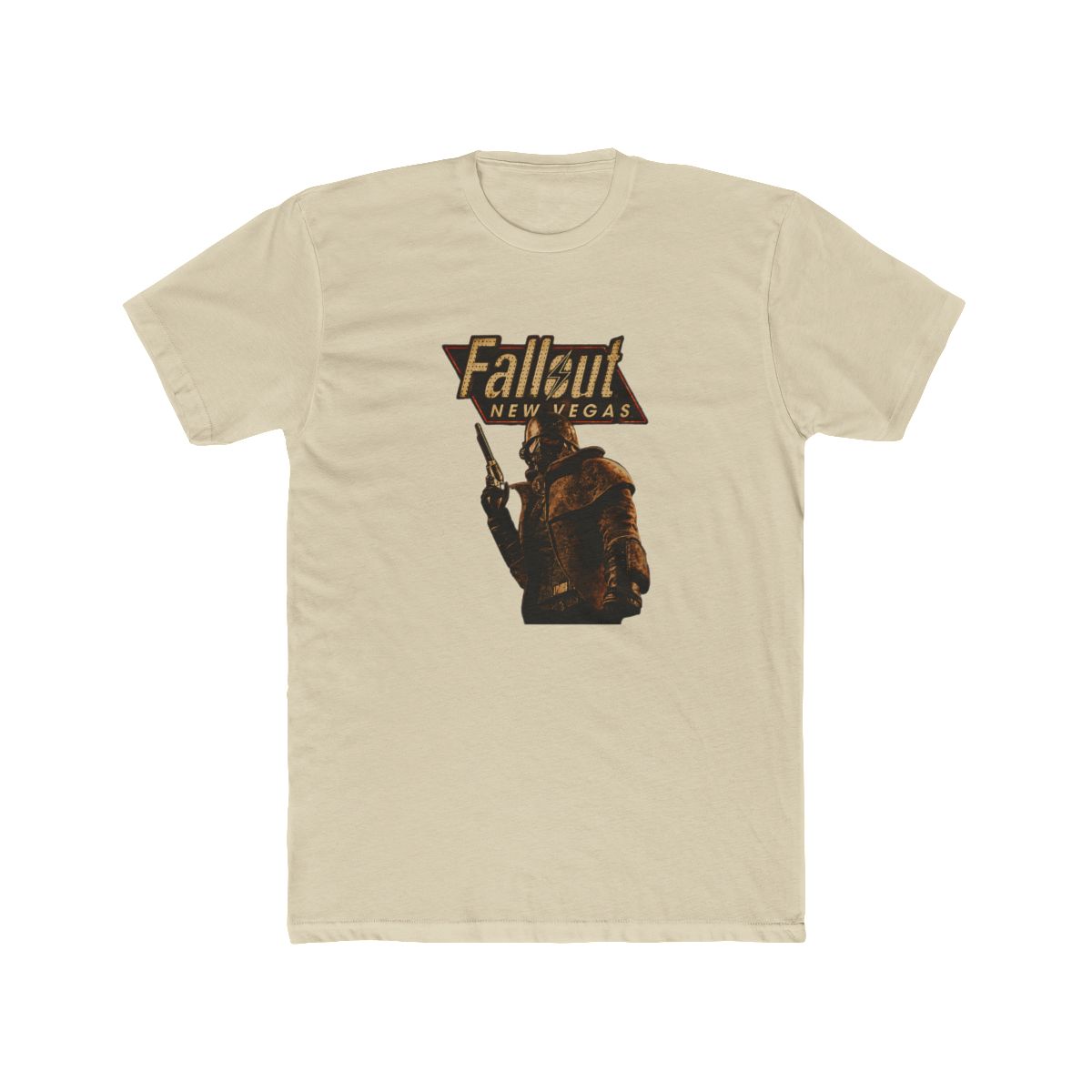 Retro New Vegas T Shirt, Gamer Ghoul Tee - alternate angle 4, merchandise