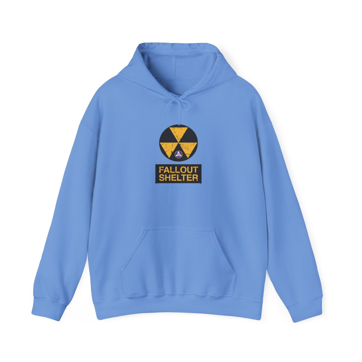 Cold War Civil Defense Fallout Shelter Sign Hoodie - Official Hoodies merchandise