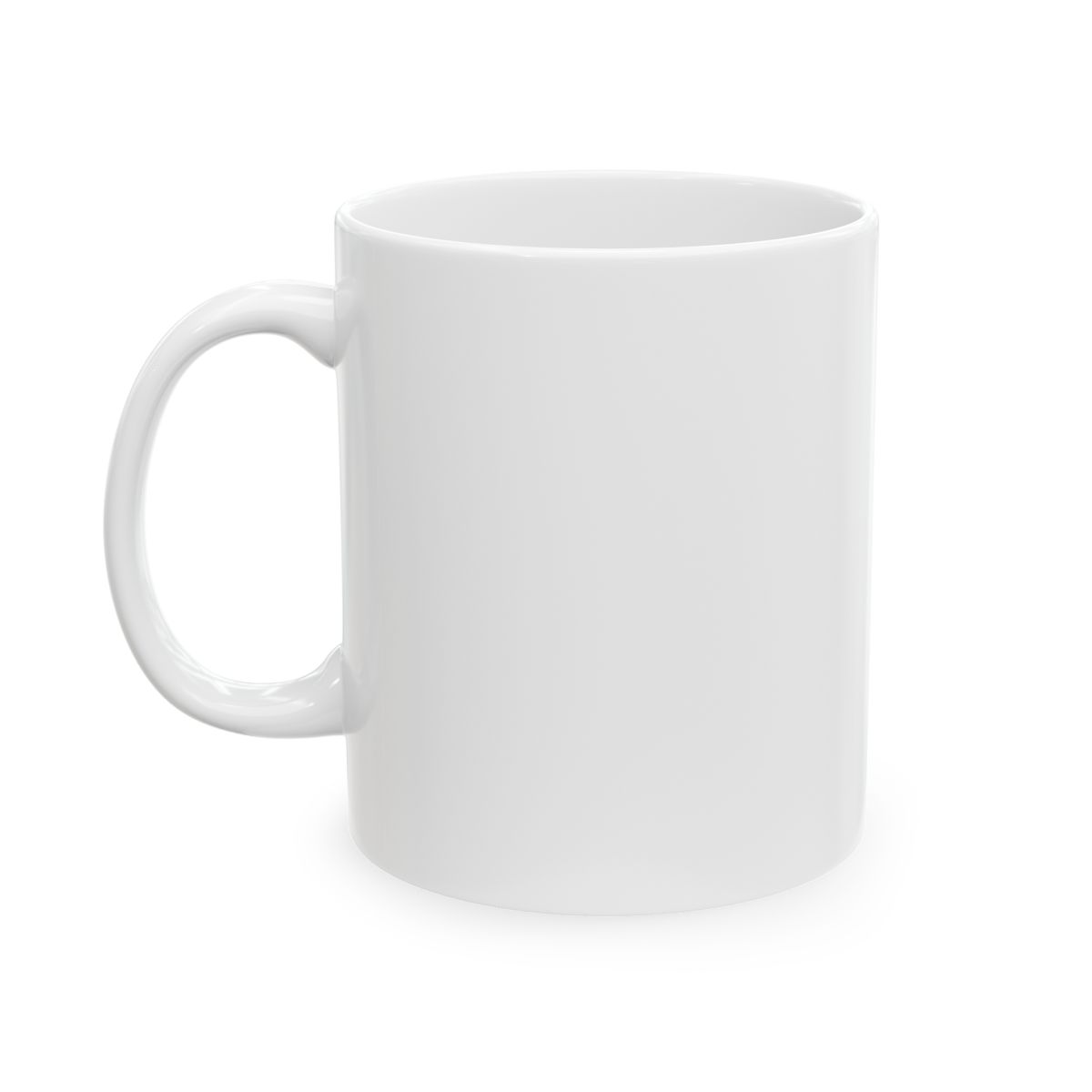 Cold War Civil Defense Fallout Shelter Sign Mug - alternate angle 3, merchandise