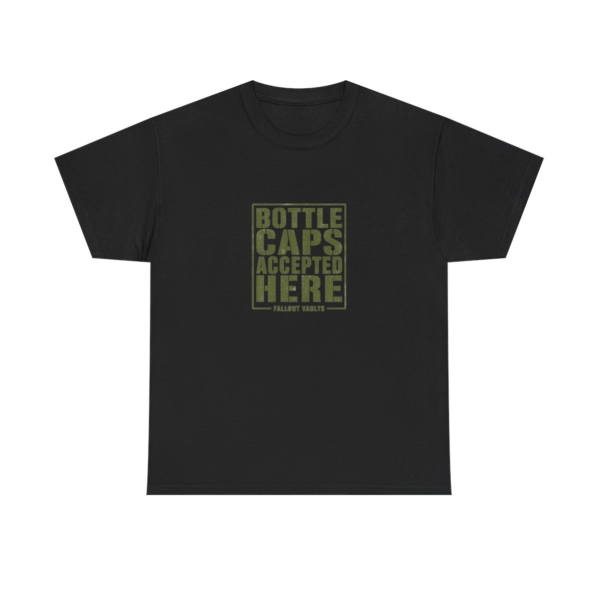 Fallout "Bottle Caps Accepted Here" Unisex Tee