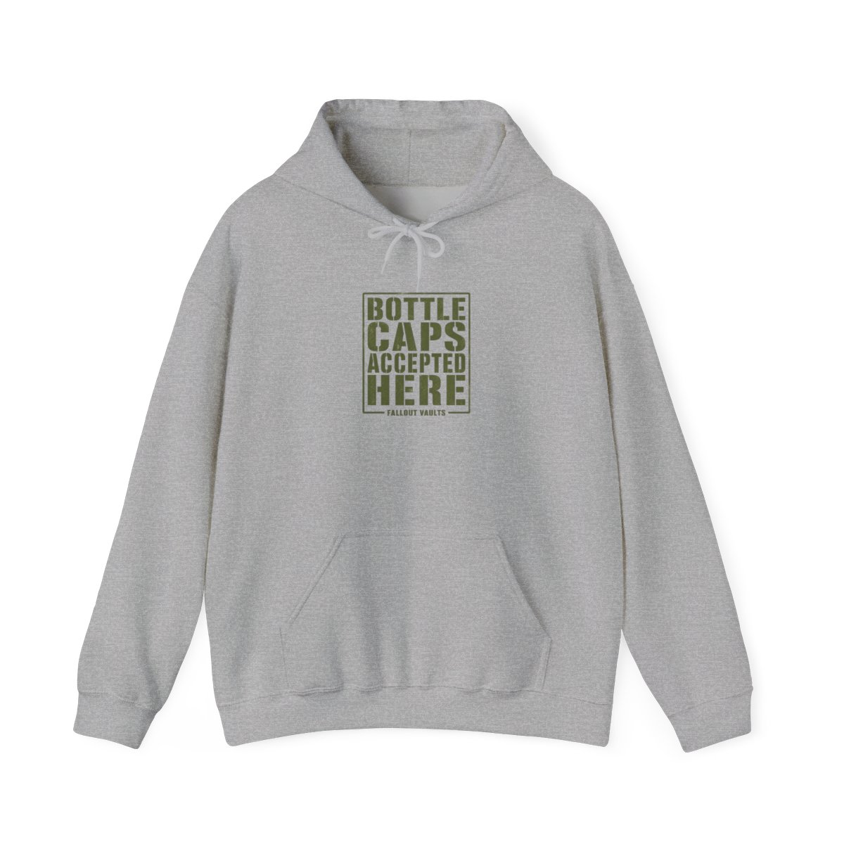 Fallout "Bottle Caps Accepted Here" Hoodie - alternate angle 3, merchandise