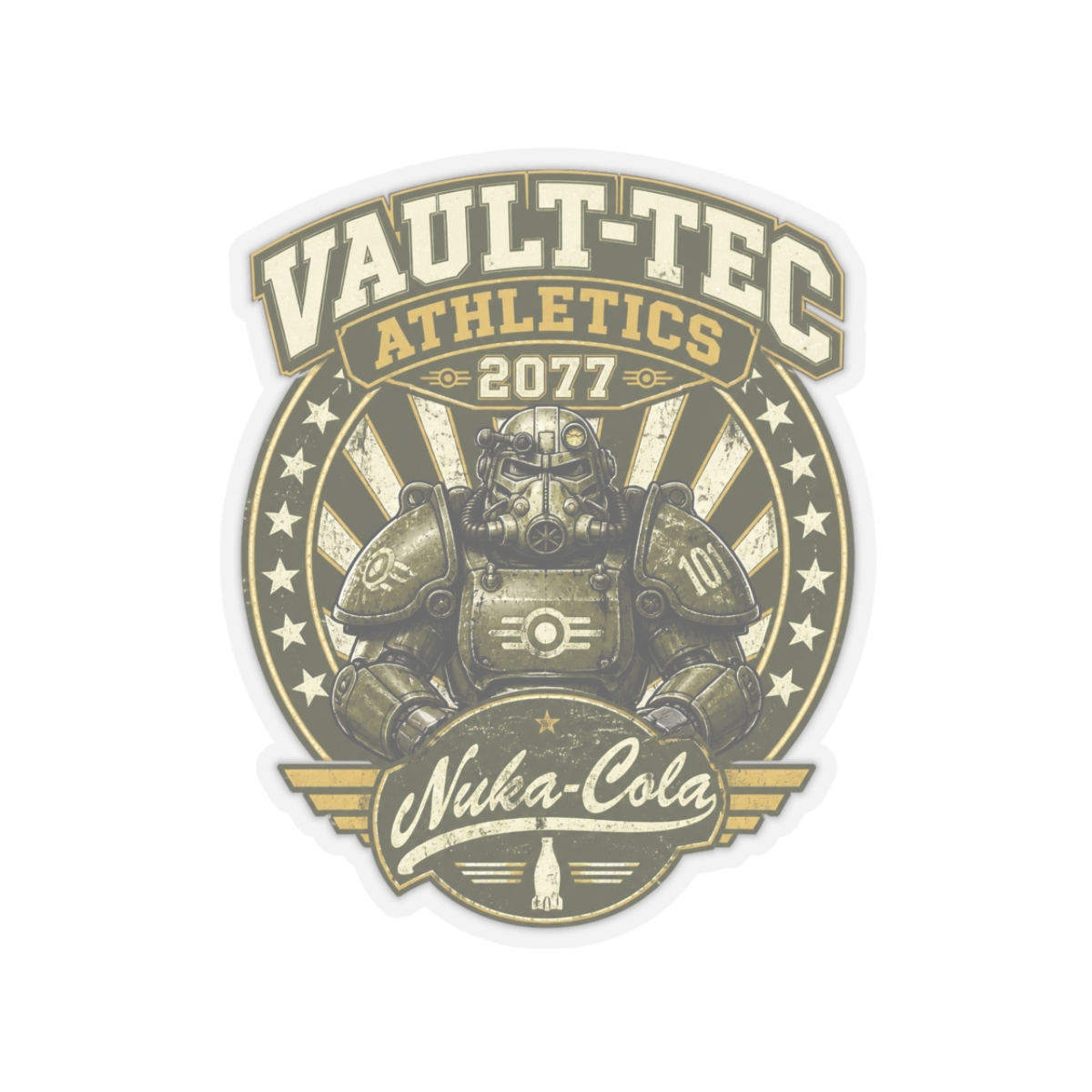 Fallout "Vault-Tec Athletics 2077" Sticker