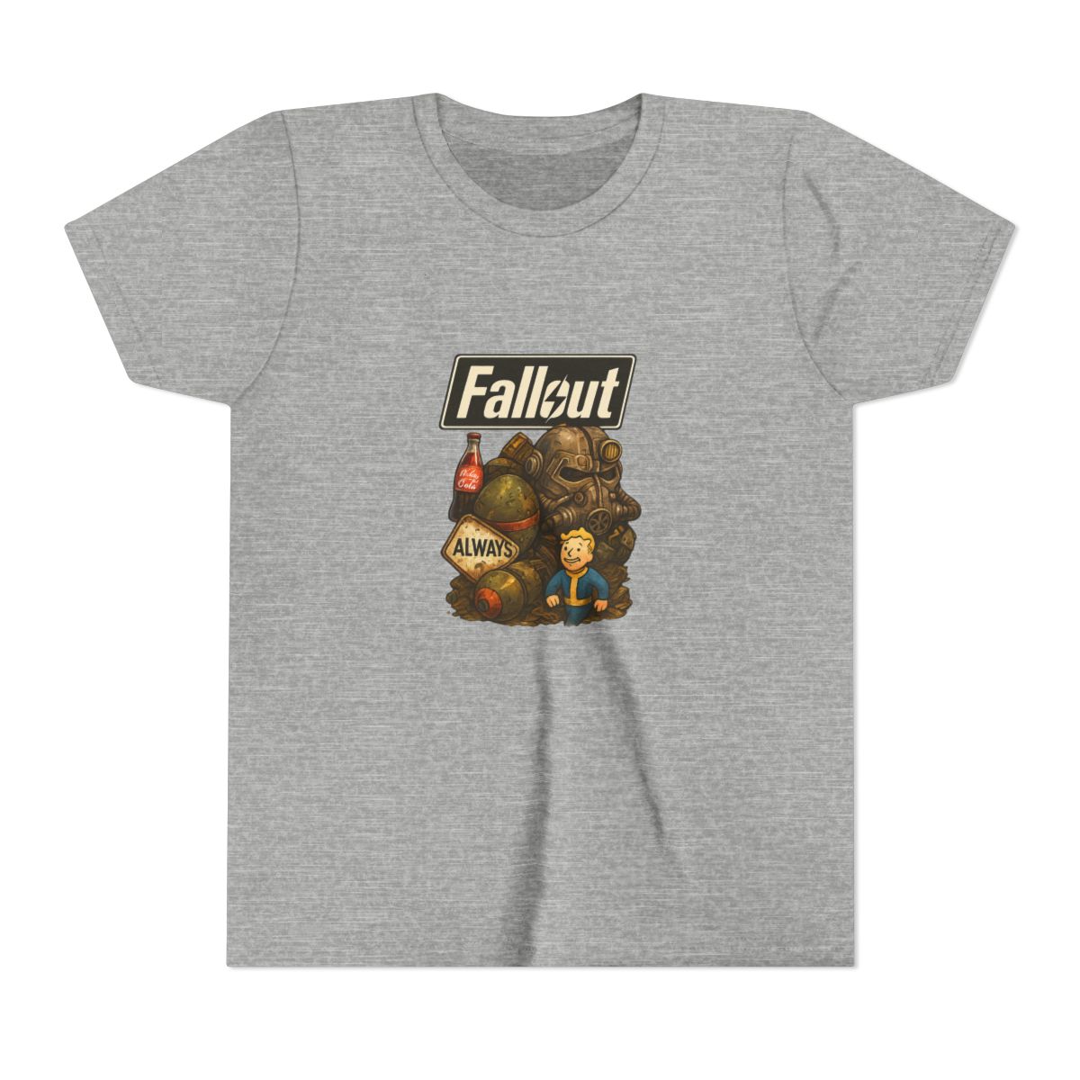 Fallout "T word box colourful" Kids Tee