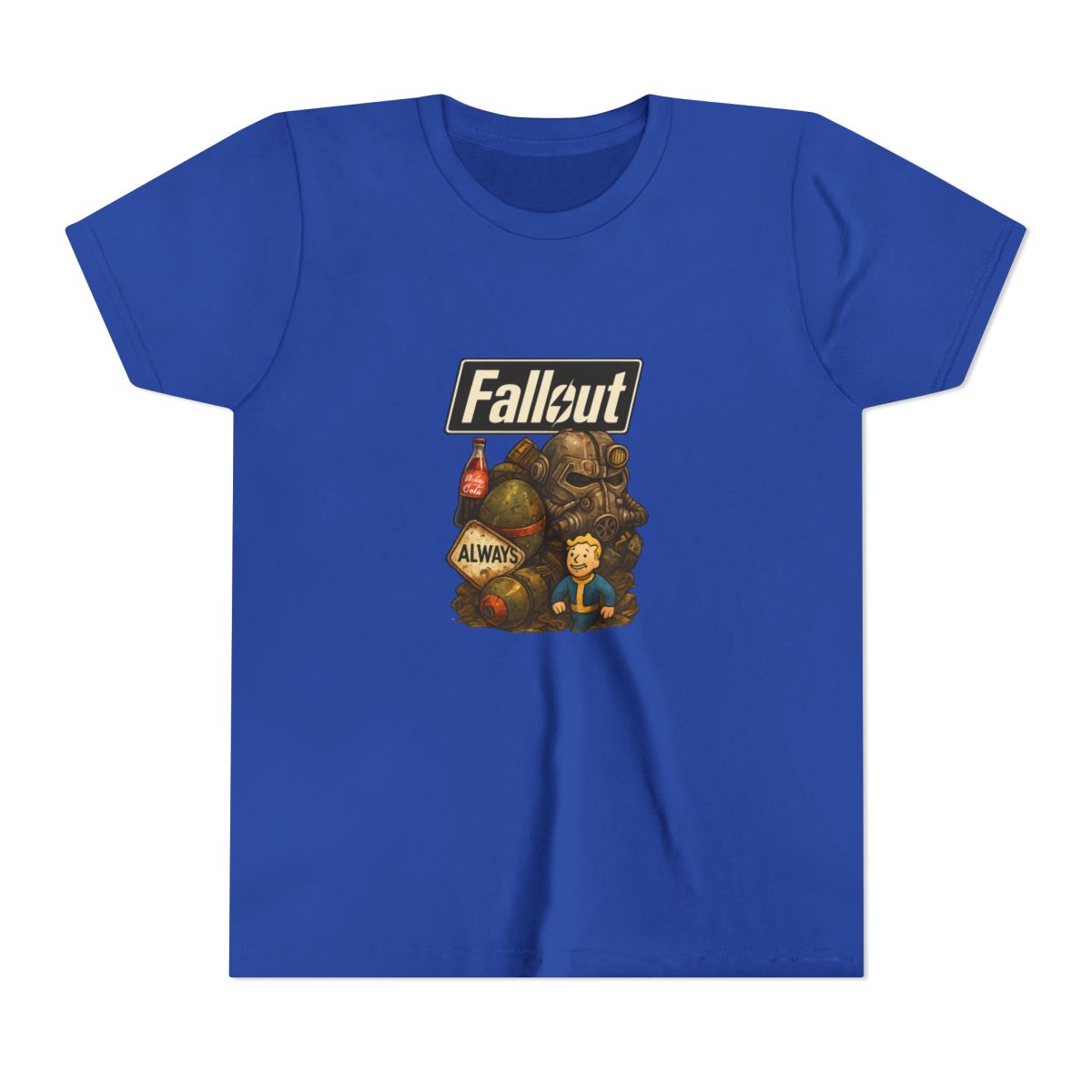 Fallout "T word box colourful" Kids Tee - alternate angle 3, merchandise
