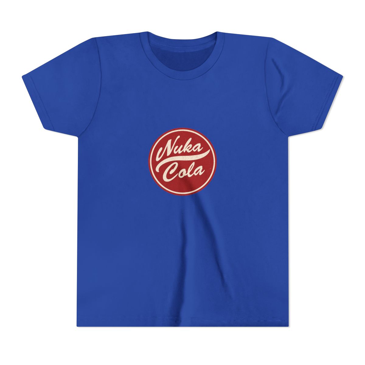 Distressed Nuka Cola Logo | Fallout Kids Tee, Nuka Cola Shirt, Gamer Gift - alternate angle 4, merchandise