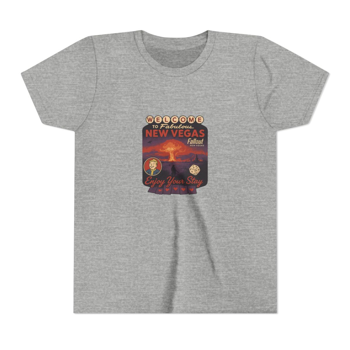 Fabulous New Vegas Welcome | Fallout Shirt, Retro Gamer Kids Tee, Wasteland Gift