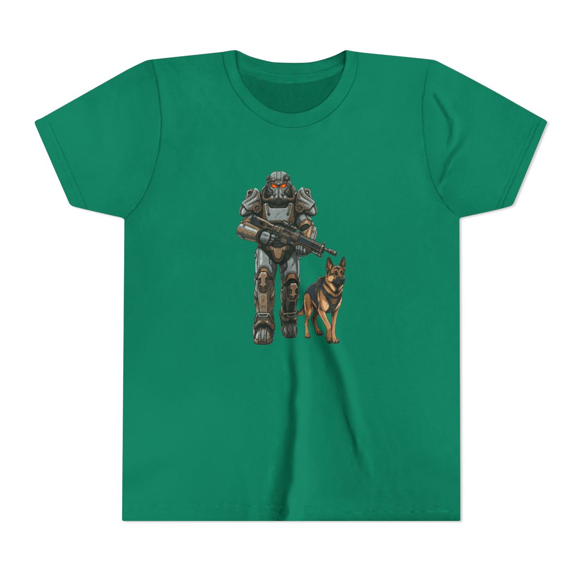 Fallout Brotherhood of Steel Soldier Kids T Shirt - alternate angle 4, merchandise