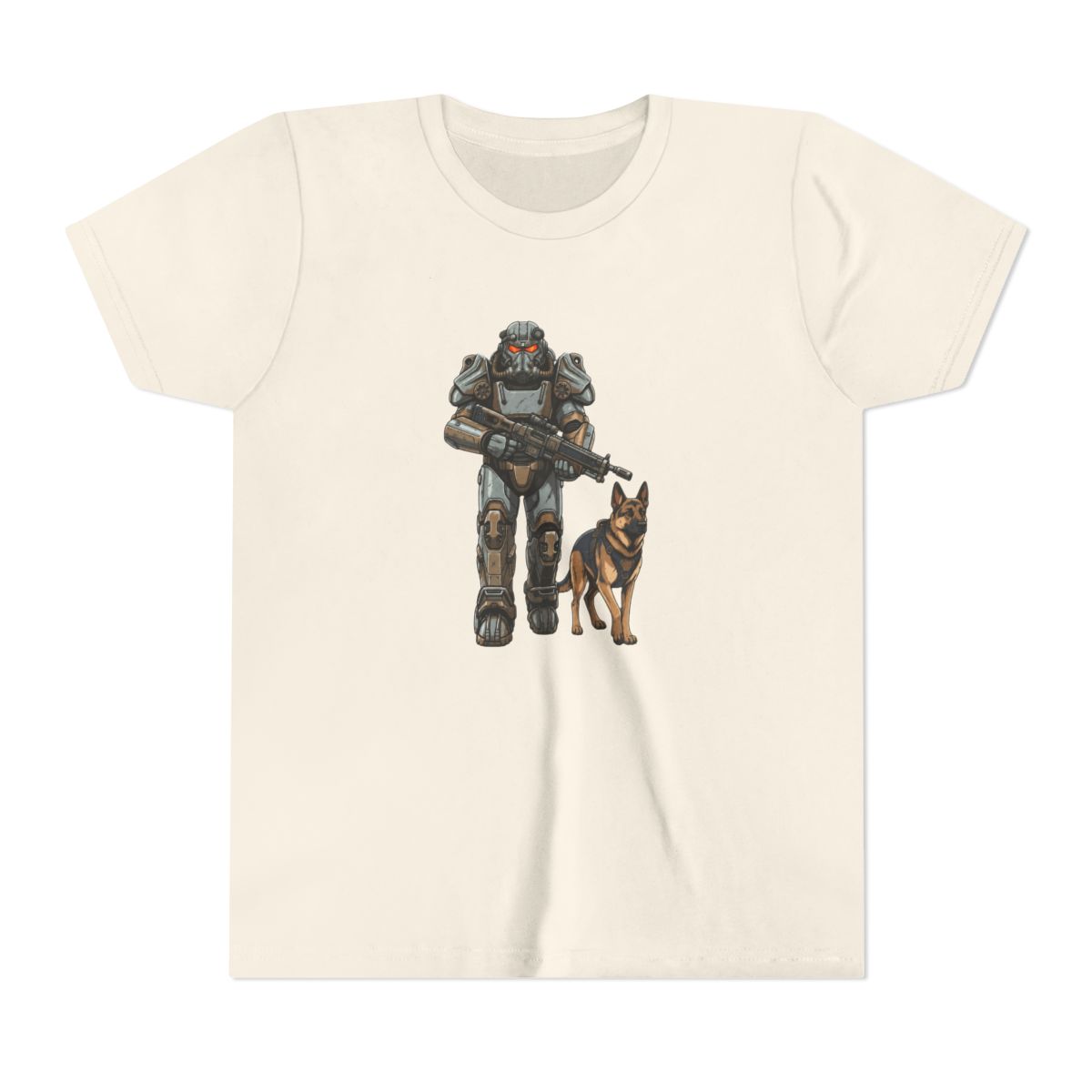 Fallout Brotherhood of Steel Soldier Kids T Shirt - alternate angle 3, merchandise