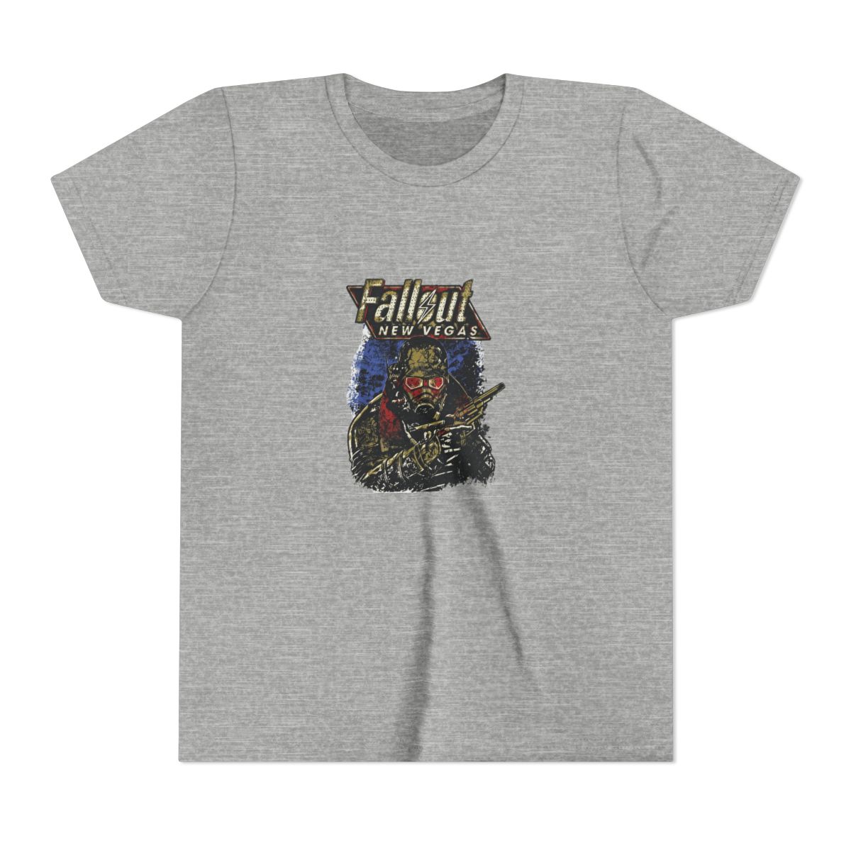 Fallout New Vegas Ranger Vintage Distressed Video Game Kids T Shirt