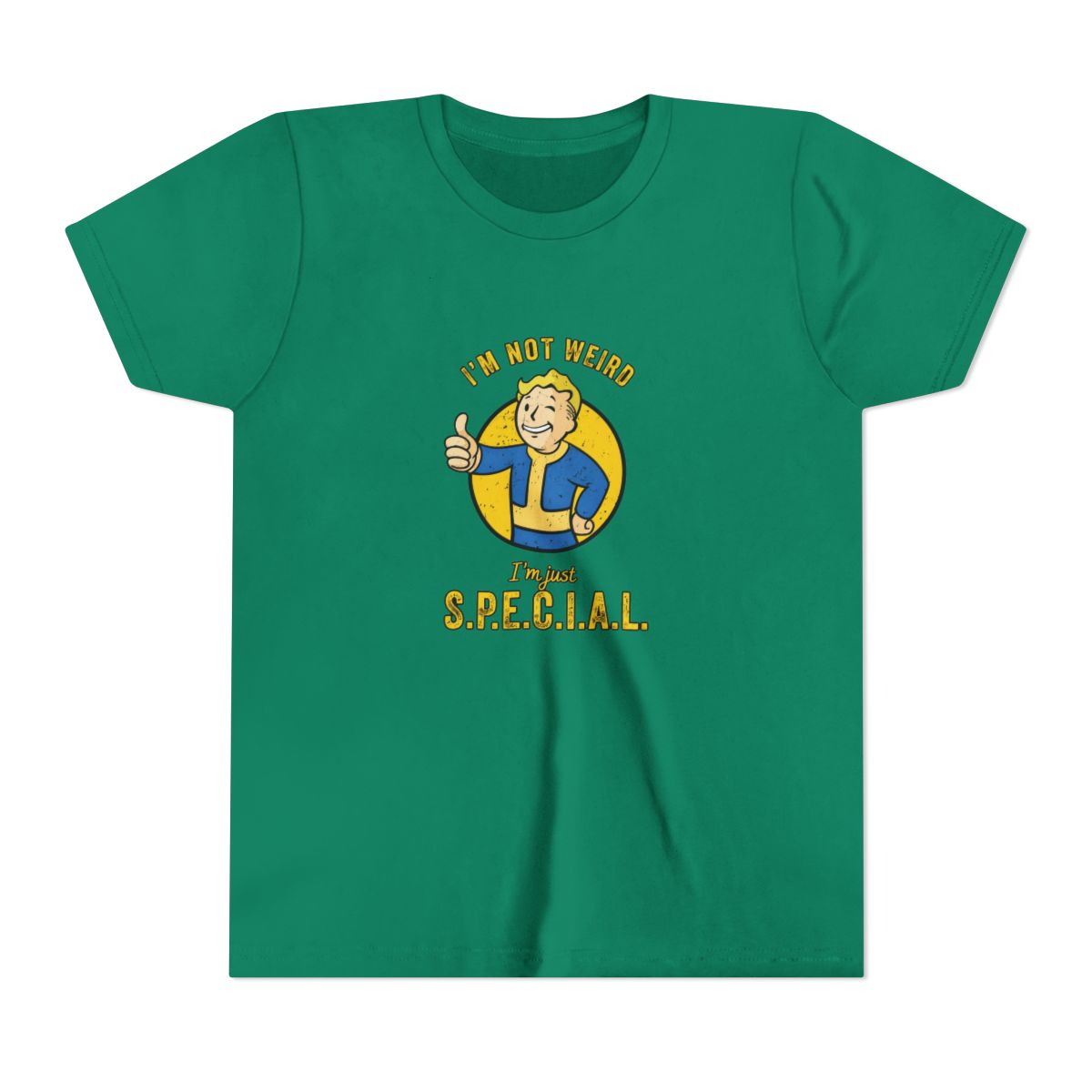 Fallout S.P.E.C.I.A.L., Heavyweight Crewneck Kids T Shirt - alternate angle 2, merchandise