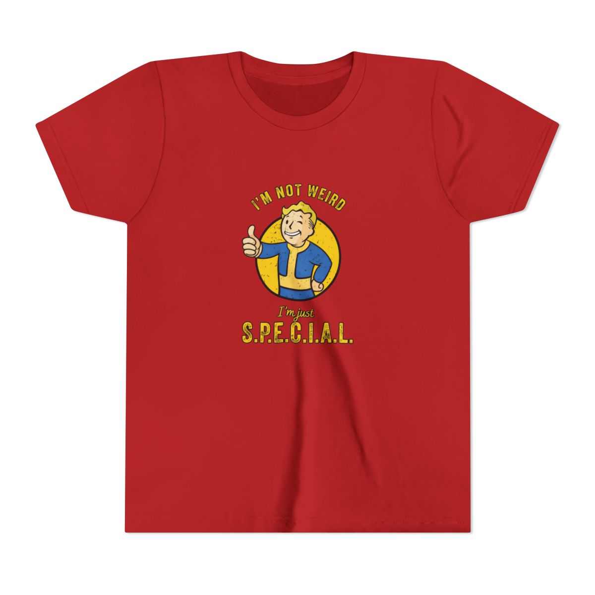 Fallout S.P.E.C.I.A.L., Heavyweight Crewneck Kids T Shirt - alternate angle 5, merchandise