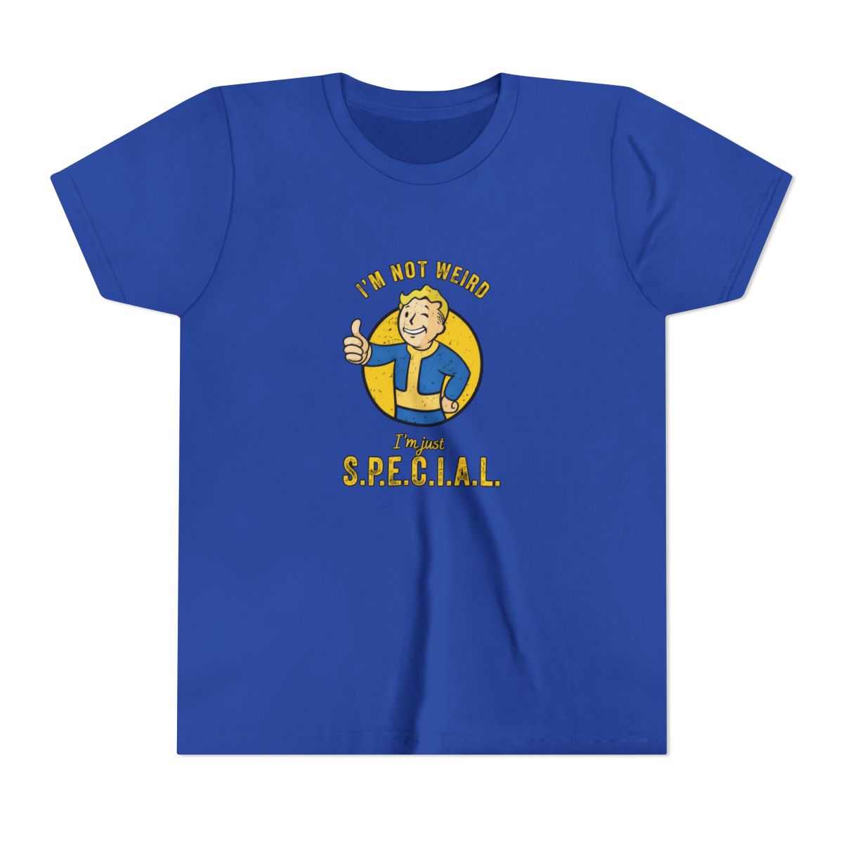 Fallout S.P.E.C.I.A.L., Heavyweight Crewneck Kids T Shirt - alternate angle 3, merchandise