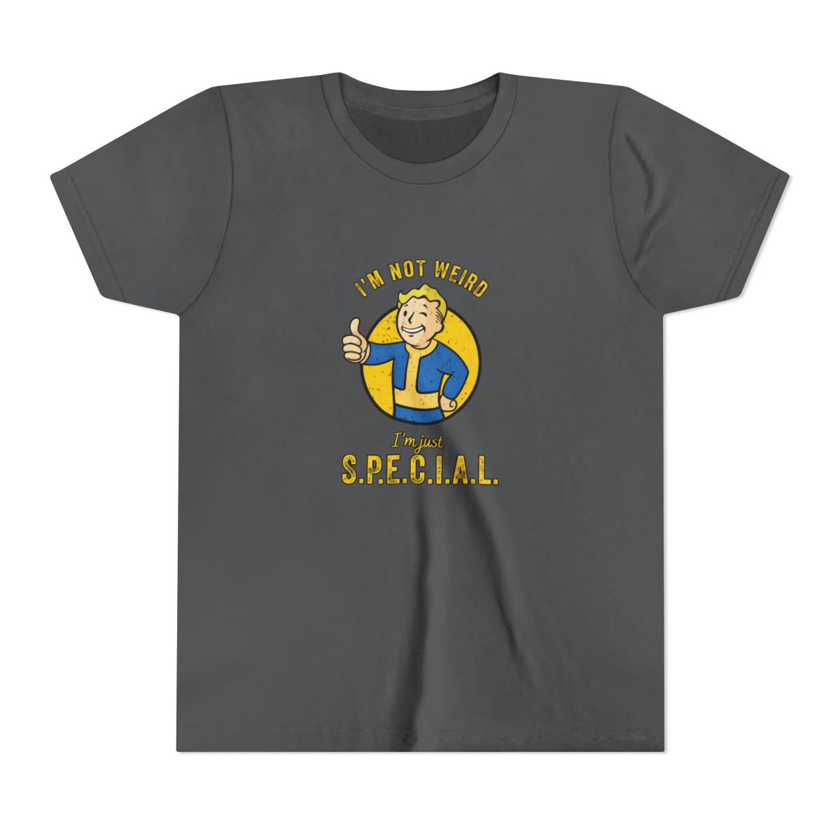 Fallout S.P.E.C.I.A.L., Heavyweight Crewneck Kids T Shirt - alternate angle 4, merchandise