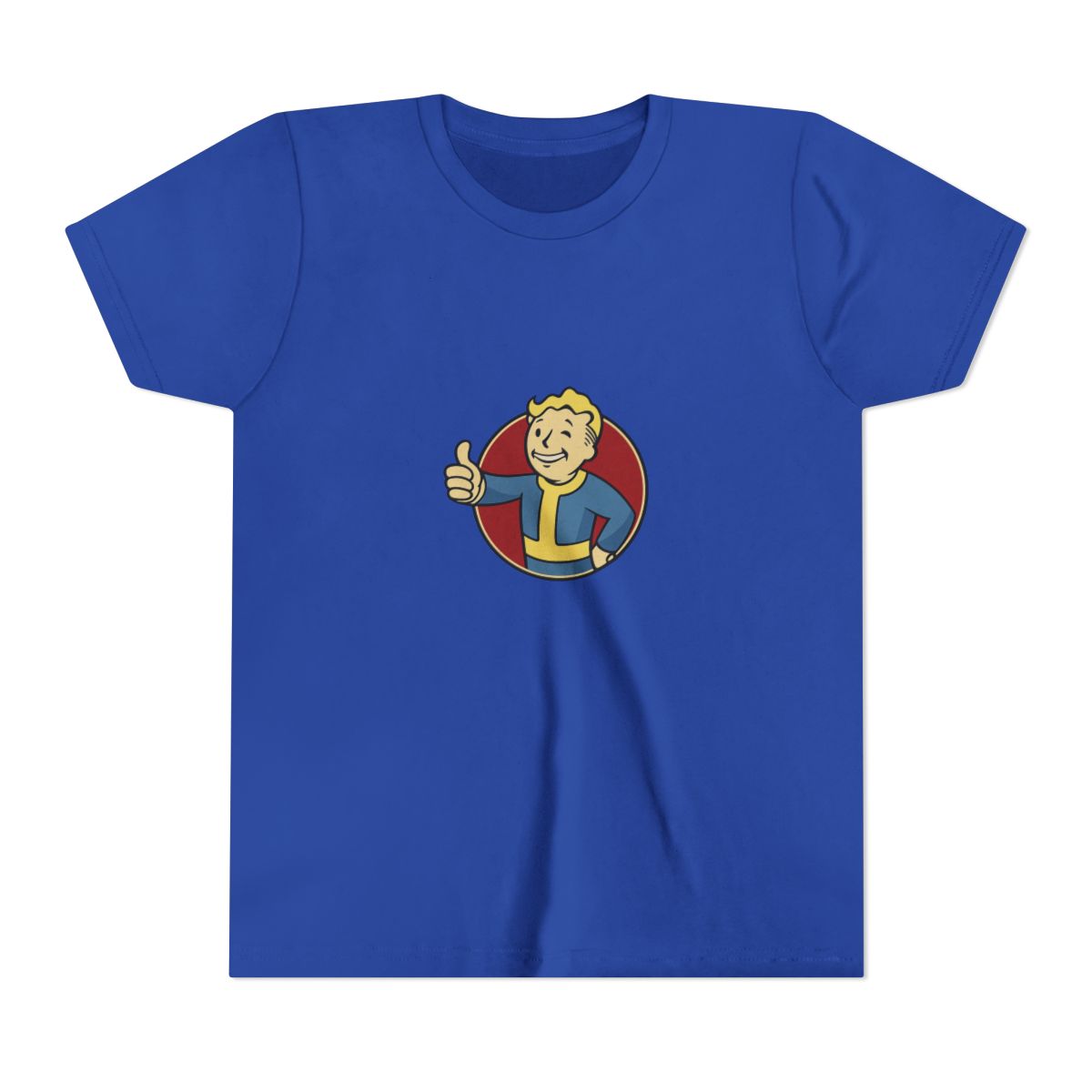 Fallout Vault Boy Retro Wasteland Kids T-Shirt - alternate angle 5, merchandise