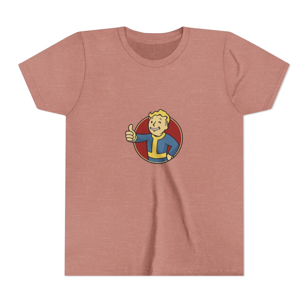 Fallout Vault Boy Retro Wasteland Kids T-Shirt - alternate angle 2, merchandise