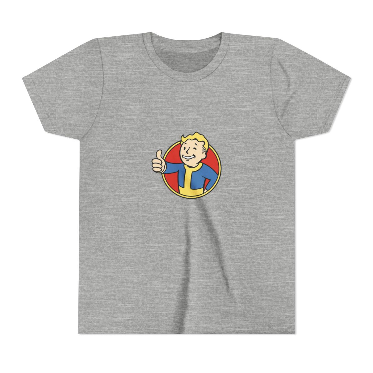 Fallout Vault Boy Thumbs-Up Kids T-Shirt - alternate angle 4, merchandise