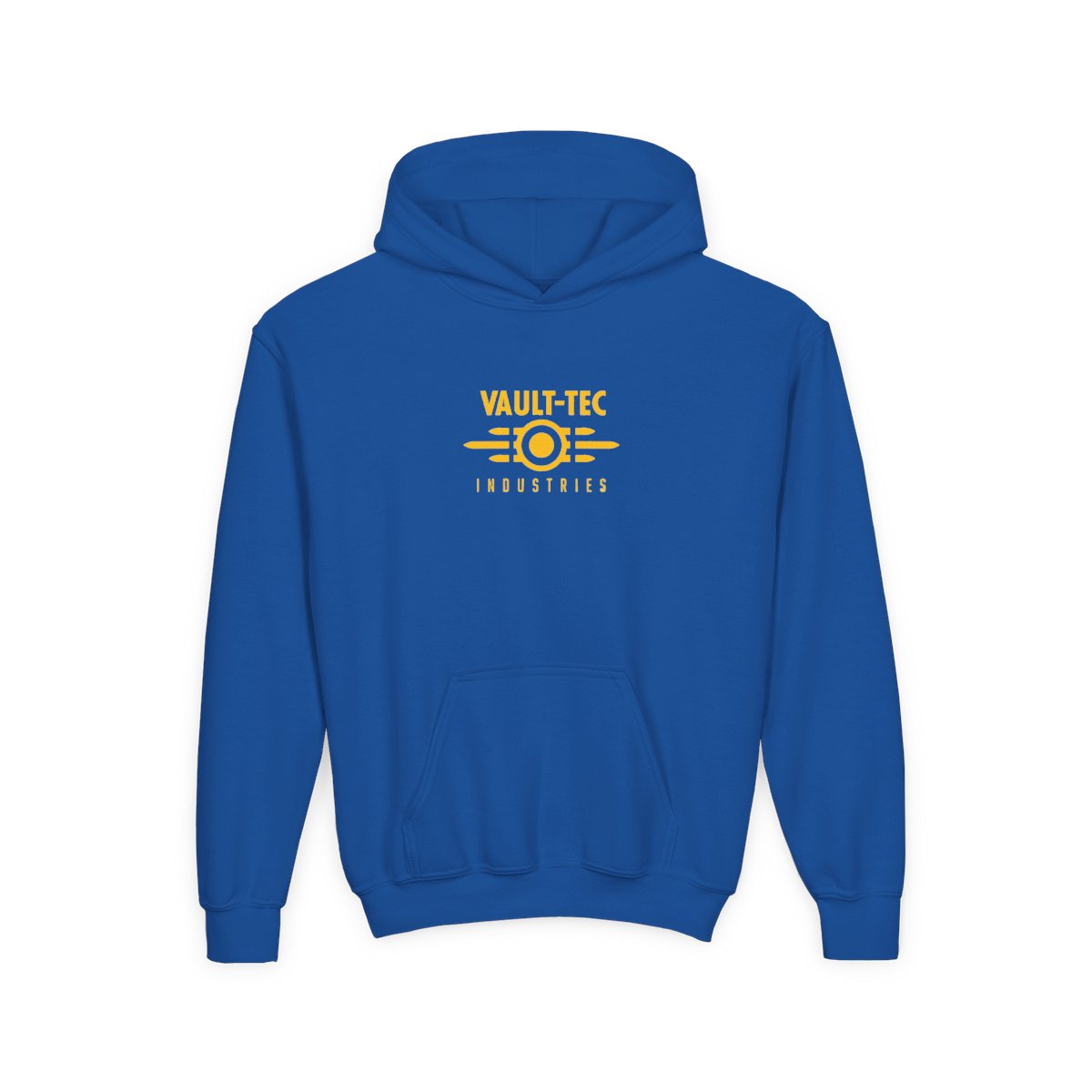 Fallout Vault-Tec Yellow Logo Kids Hoodie - Customisable - alternate angle 5, merchandise