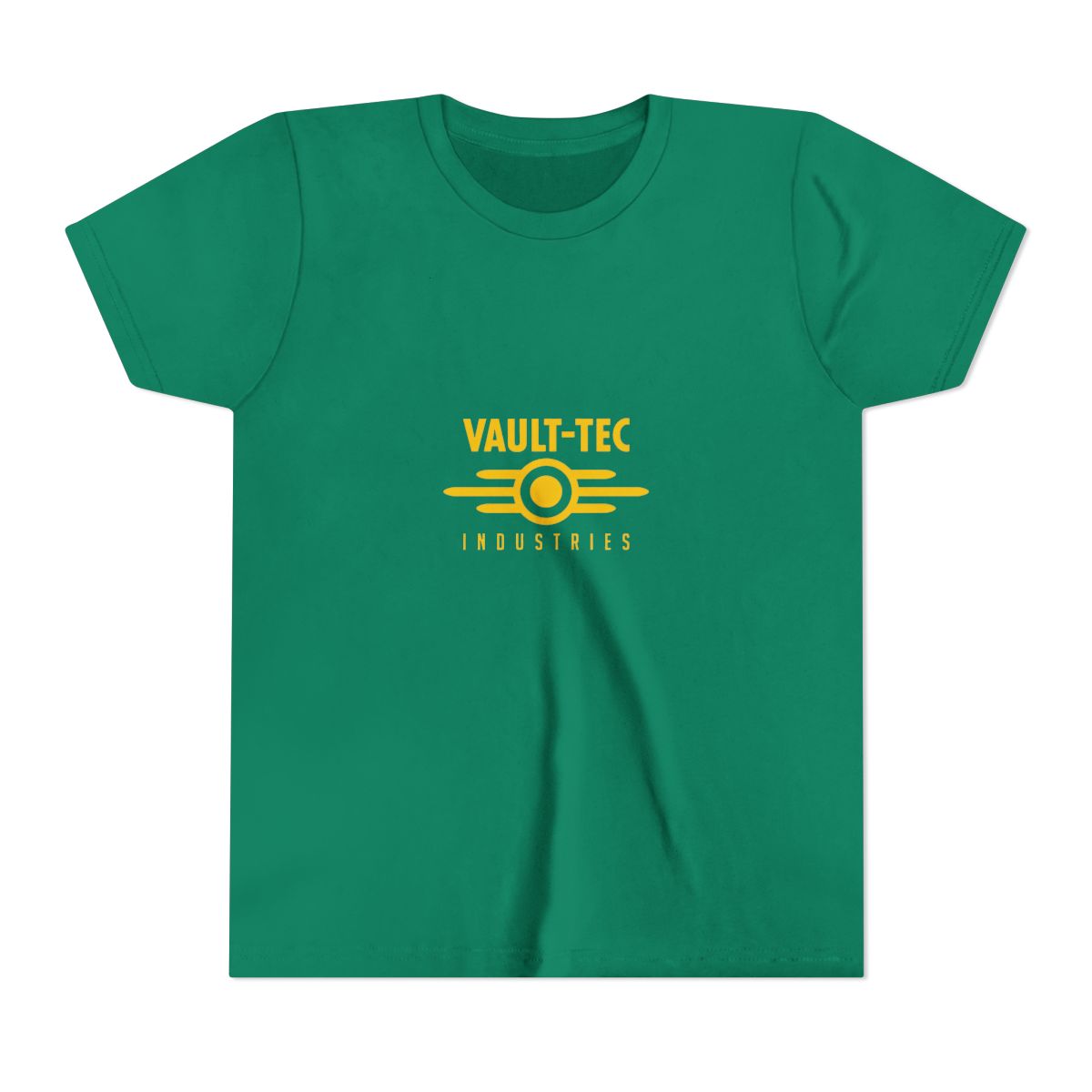 Fallout Vault-Tec Yellow Logo Ladies Kids T Shirt - Customisable - alternate angle 4, merchandise
