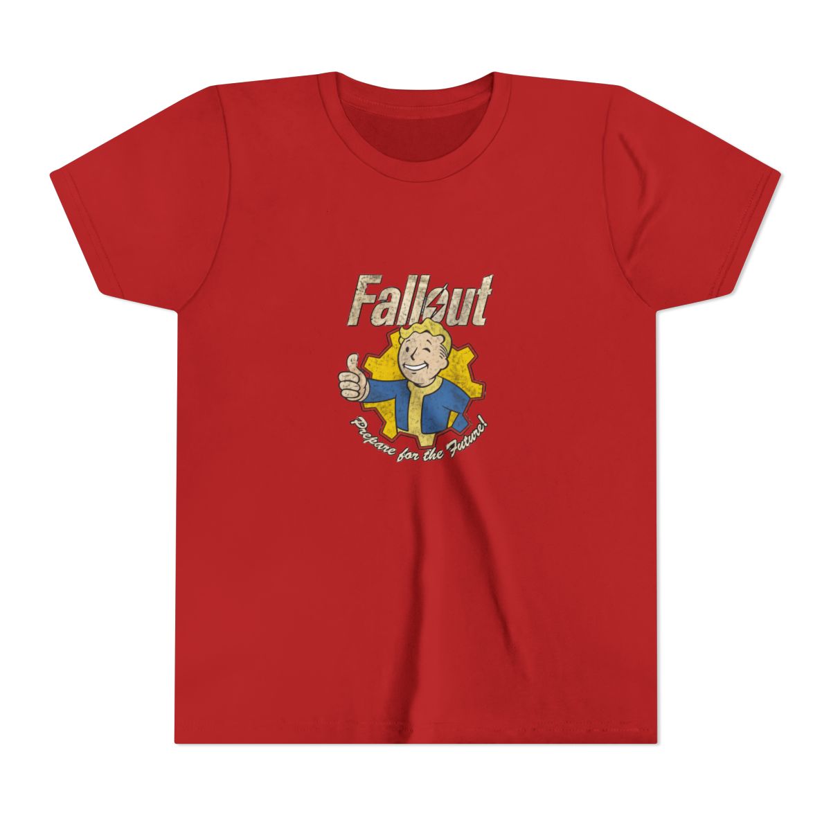 Fallout Video Game Prepare for The Future Vault Boy Kids T Shirt