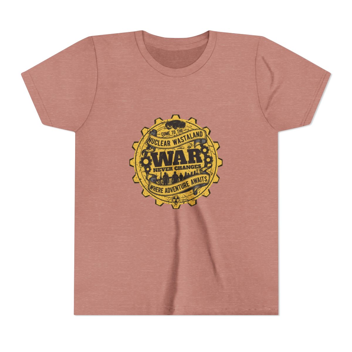 Nuclear Wasteland Tourist Kids T Shirt - alternate angle 2, merchandise