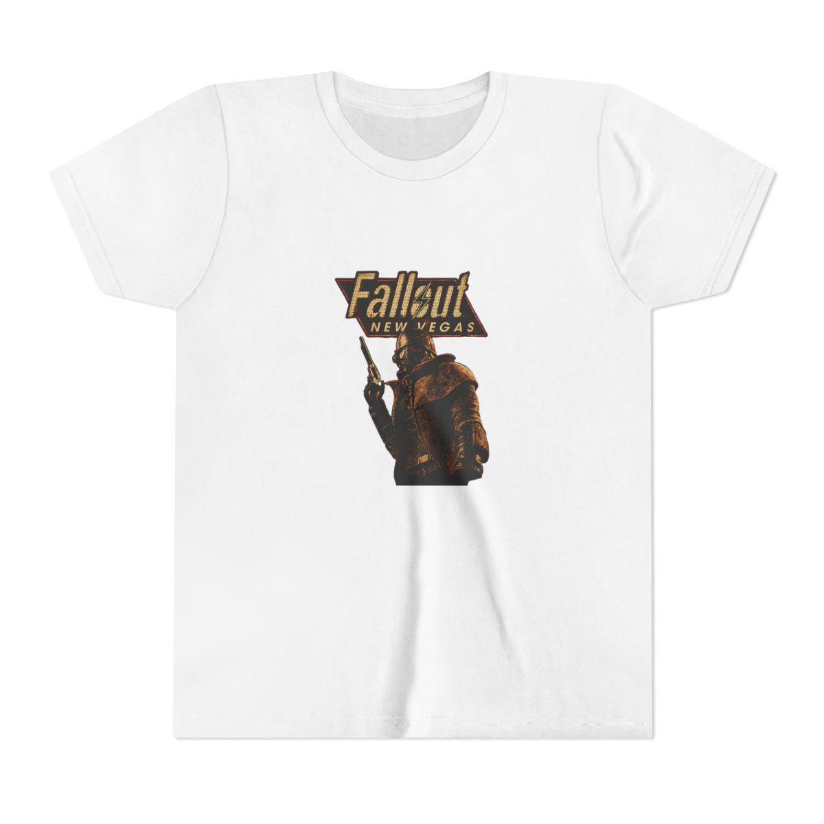 Retro New Vegas T Shirt, Gamer Ghoul Kids Tee